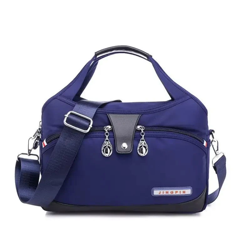 High Quality Large Capacity Waterproof Anti-theft Fashion Ladies Bag-Blue, Black, Purple & Red Colour.