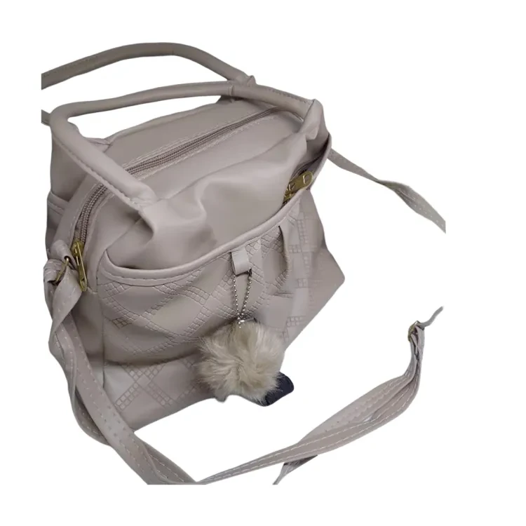 3 chain pocket fashionable crossbody shoulder backpack