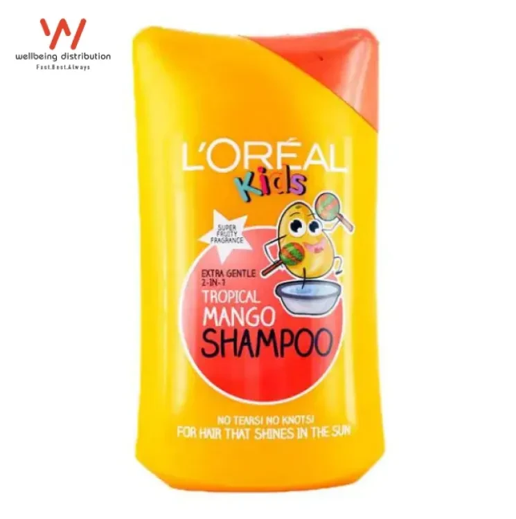 Loreal Kids Shampoo 250ml Extra Gentle Tropical Mango Shampoo