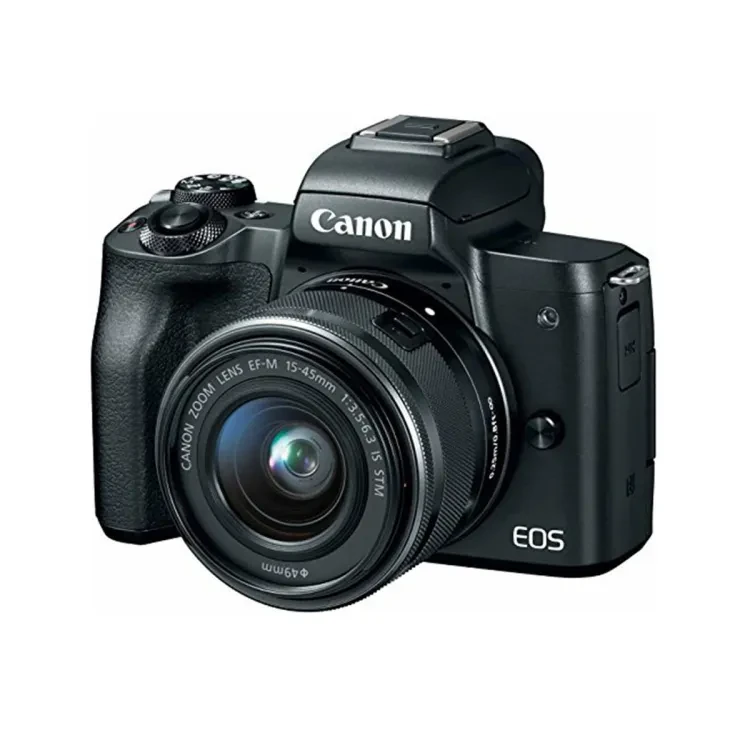Canon EOS M50 Mirrorless Vlogging Camera Kit with EF-M 15-45mm Lens and Dual Pixel CMOS AF for fast accurate autofocus