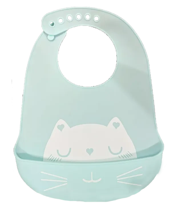 Silicone Baby Bibs with Food Catcher