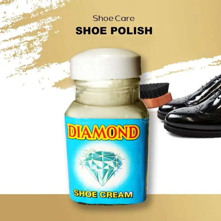 Diamond Shoe Cream for Polish - White