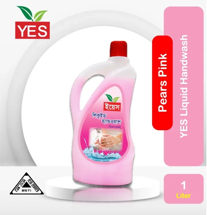 Yes Hand Wash Liquid Pears Pink - 1Ltr.