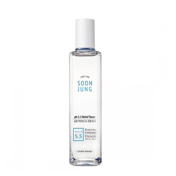 Etude House Soon Jung PH 5.5 Relief Toner | Soothing & Hydrating 200ml.