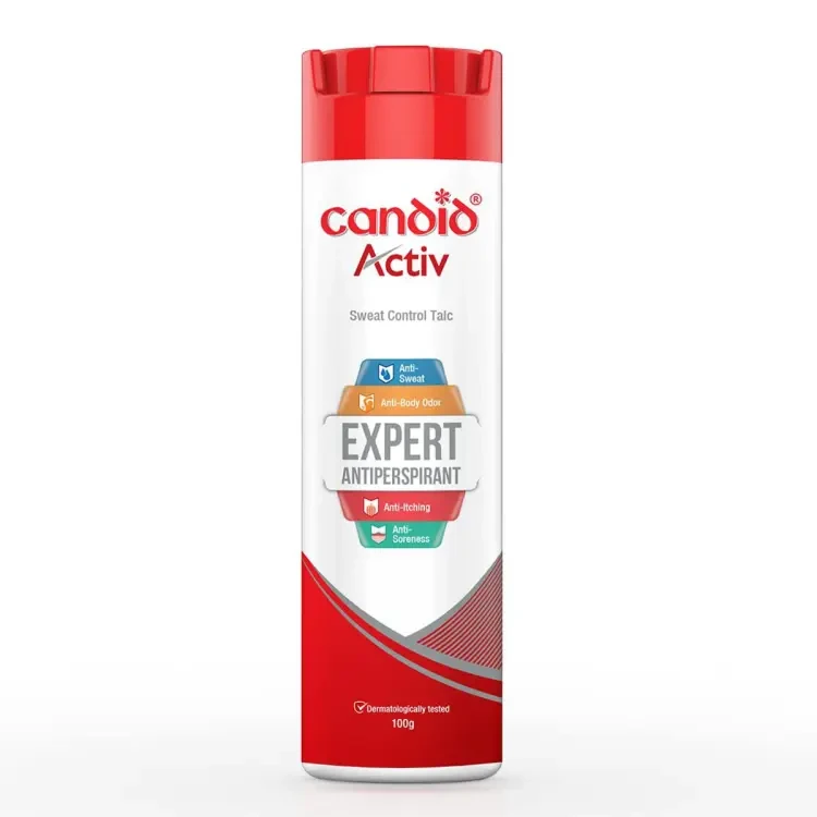 Candid Activ Sweat Control Talc,100g