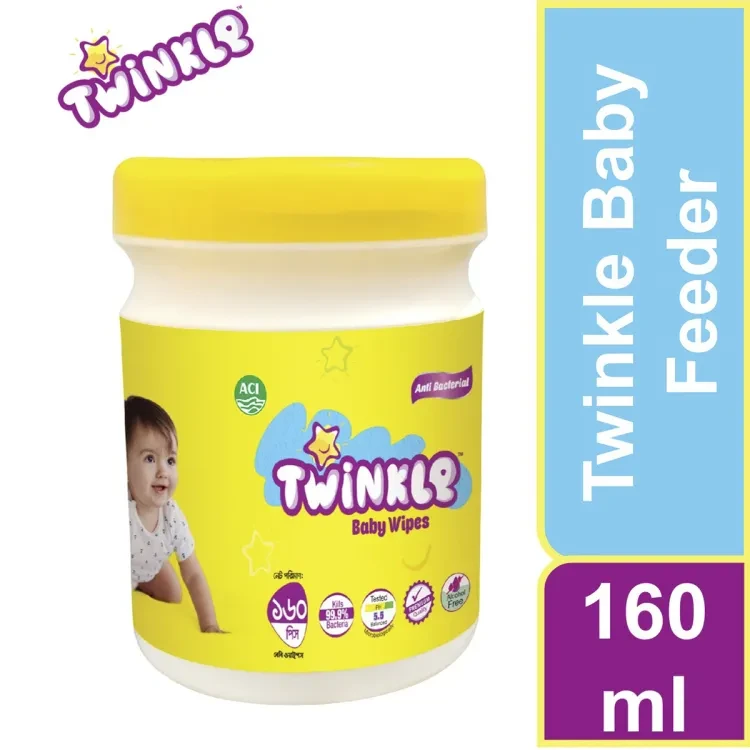 Twinkle Baby Wipes Jar 160pcs