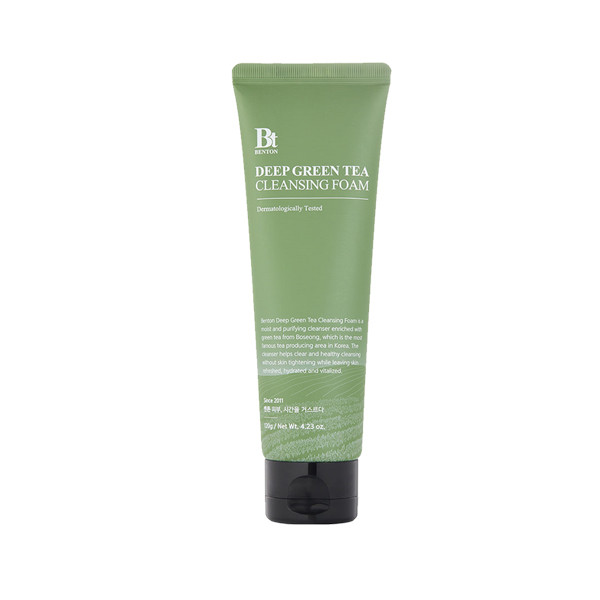 Benton Deep Green Tea Cleansing Foam 120g