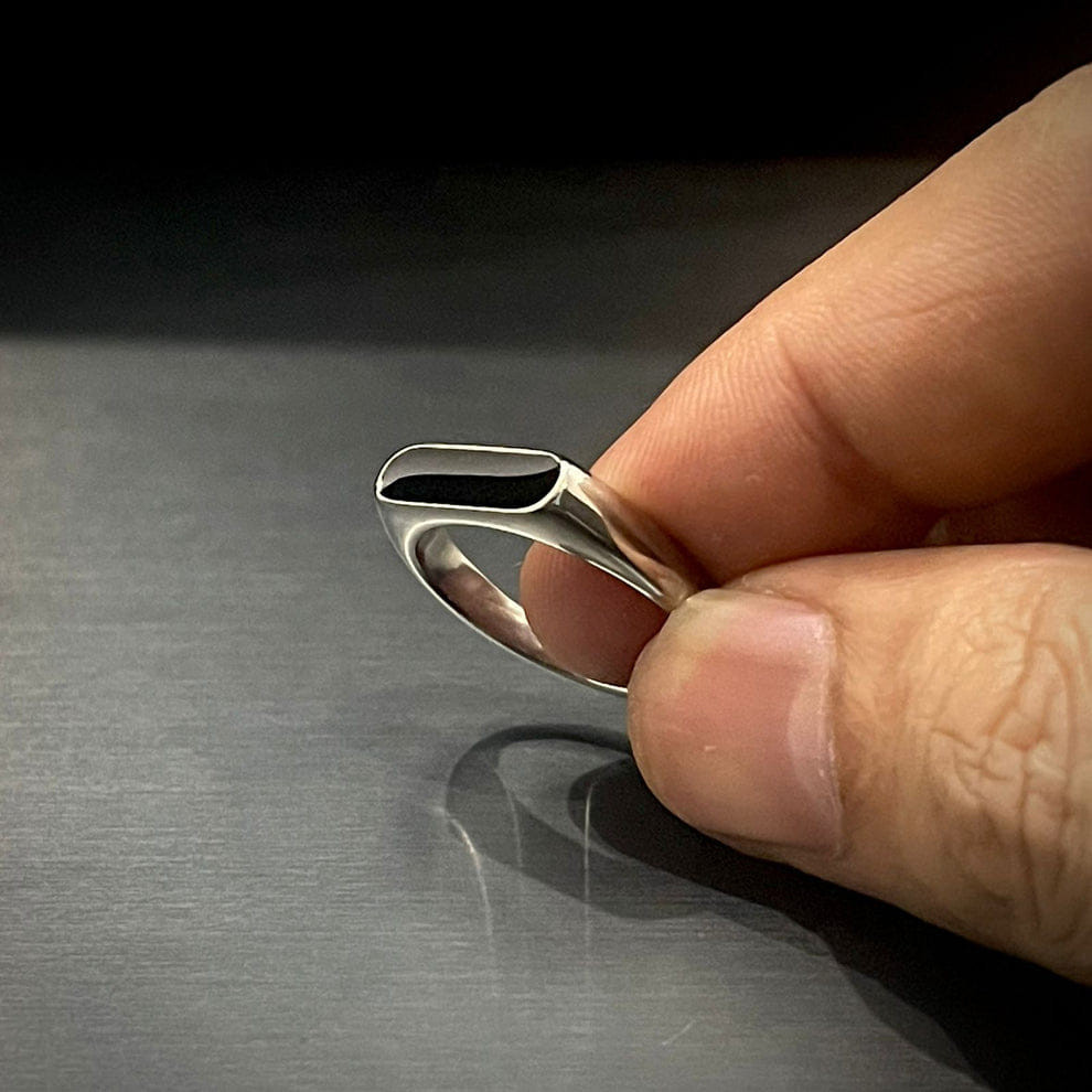 Stylish Men Stainless Steel Finger Ring