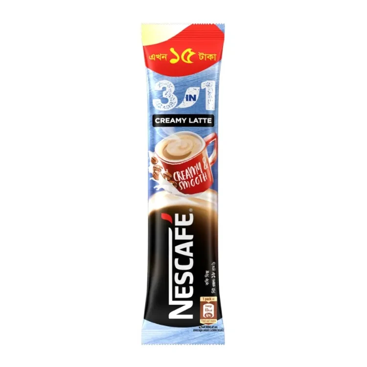 NESCAFE Creamy Latte Combo of 18gm (12 pcs)