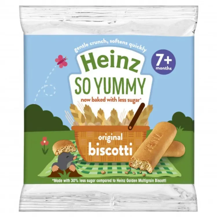 Heinz So Yummy – Orignal Biscotti Snack (7M+) – 60gm
