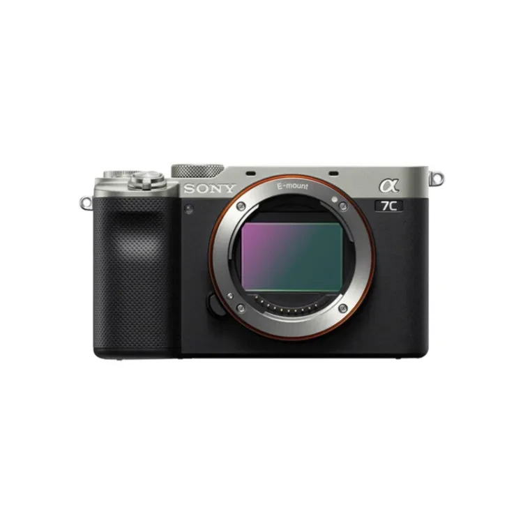 Sony a7C Mirrorless Camera (Silver) - BIONZ X Image Processor - UHD 4K30p Video with HLG & S-Log3 Gammas