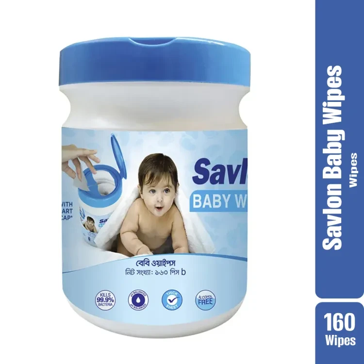 Savlon Baby Wipe Jar 160s