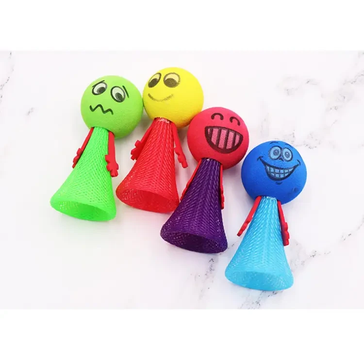 Jumping Toy EVA Spring Man Bouncing Small People Jumping with children, gift toys