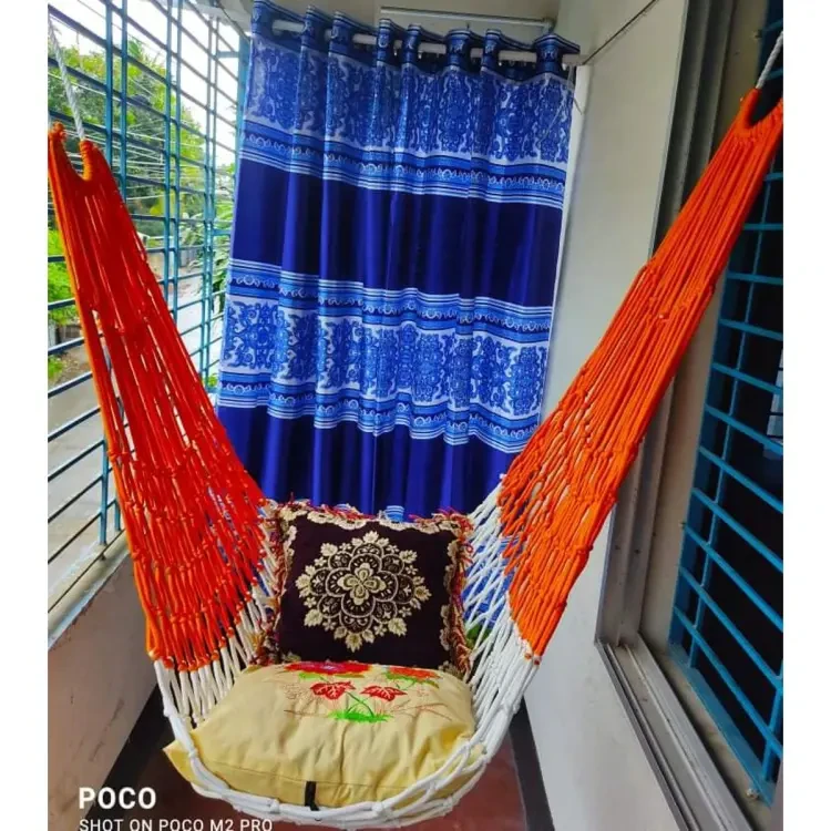 Cradles Hand Made Dolna Adult Rope bed Hanging Dolna Use For All People Large Swing Rope bed Dolna different color