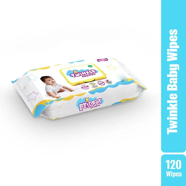 Twinkle Baby Wipes Pouch 120 pcs