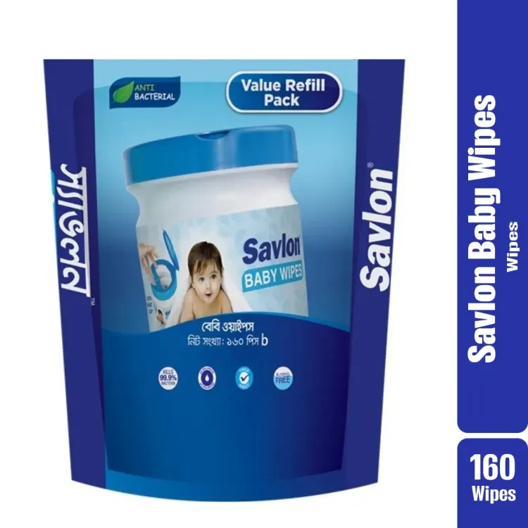 Savlon Baby Wipes Refill 160s
