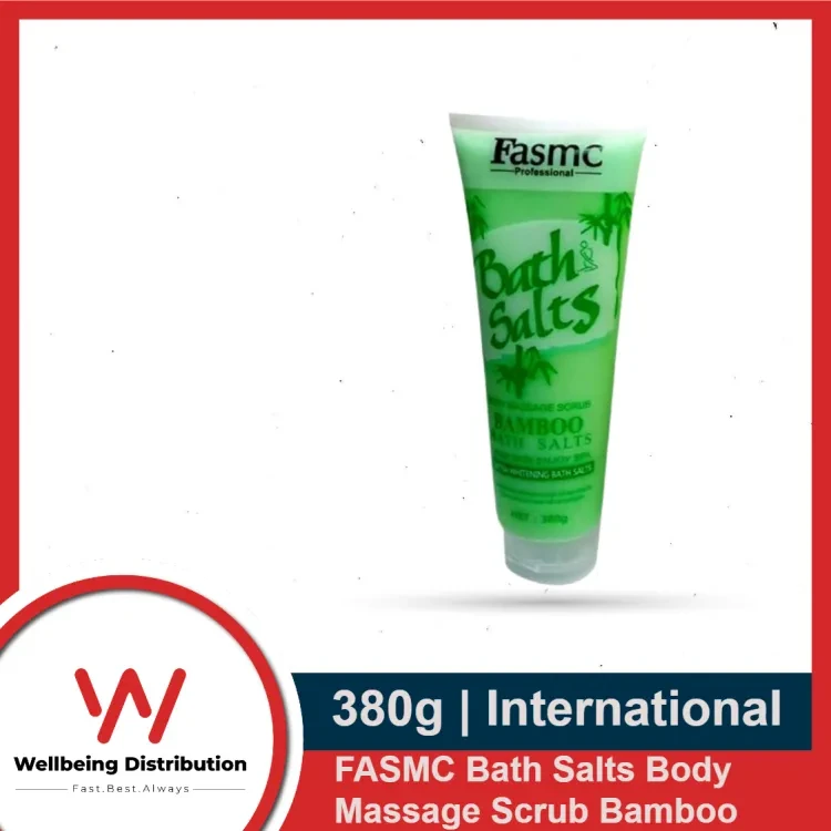 FASMC Bath Salts Body Massage Scrub - Bamboo - 380gm