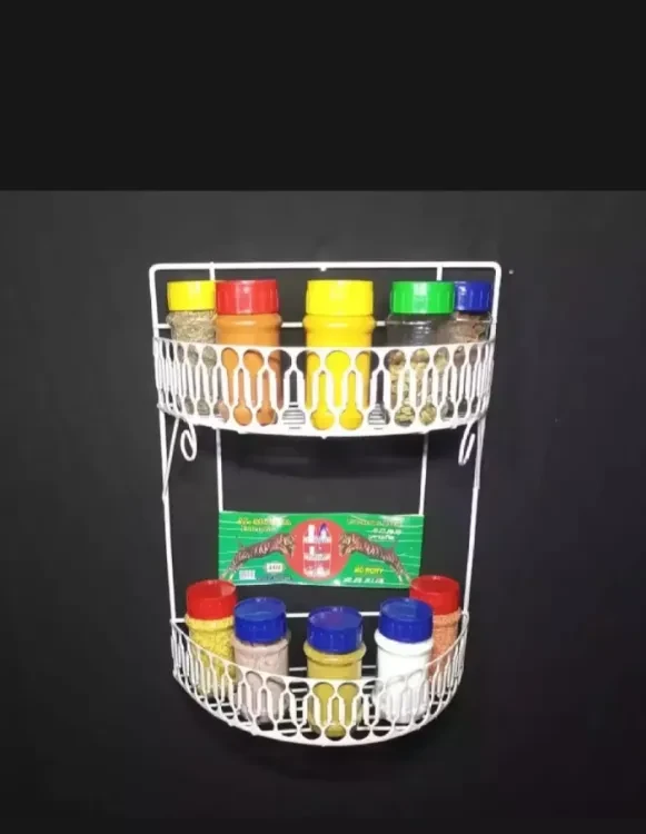 2 step D shap wall hanging kitchen rack