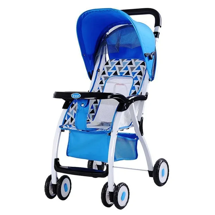 Stroller 711 Pram for Baby - Blue - baby car
