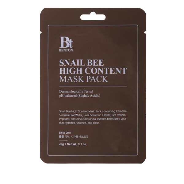 Benton Snail Bee High Content Mask Pack 20g