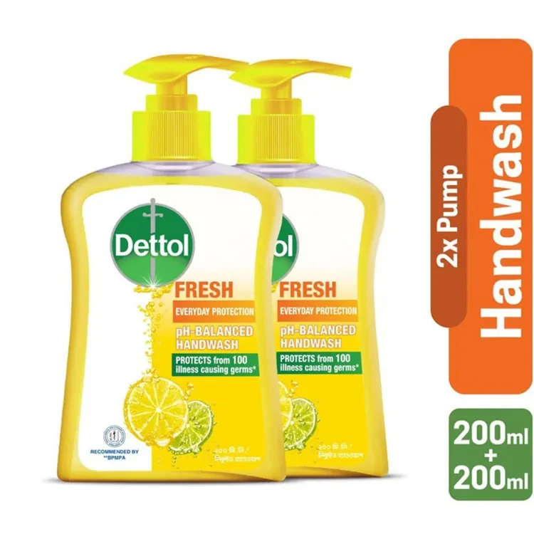 Dettol Handwash Fresh 200 ml Pump Double Pack