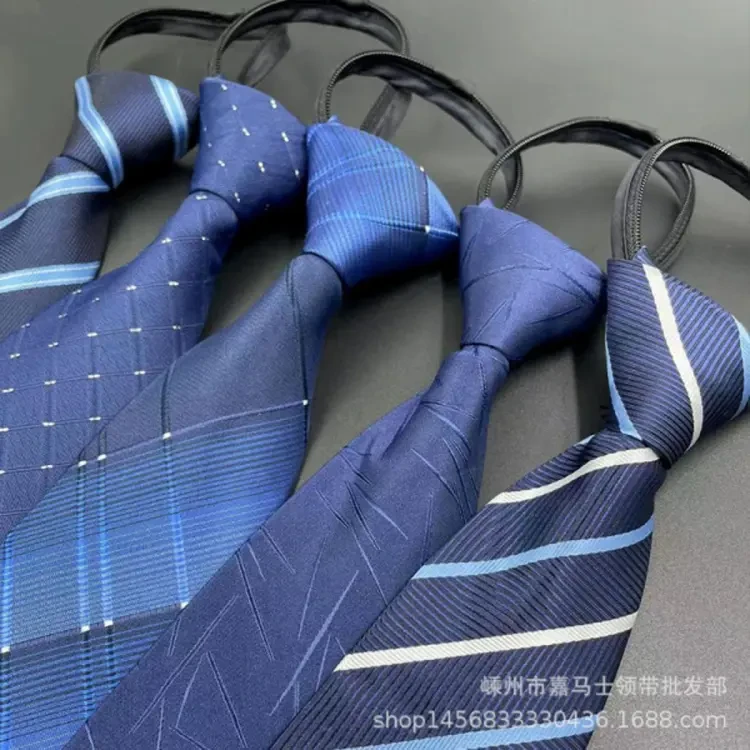 Readymade Zipper Multicolor Formal Tie For Men 46*8cm (1Ps)