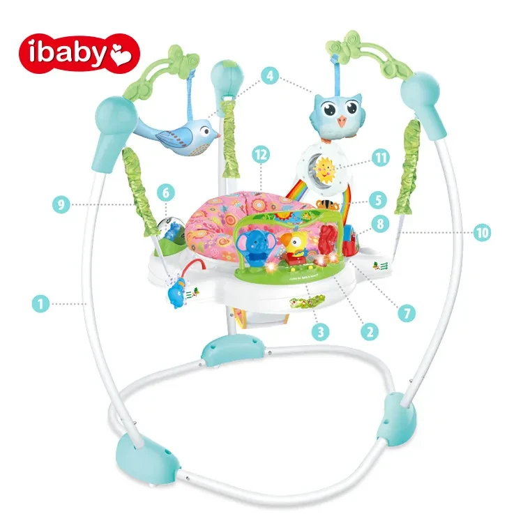 Baby Jumping Chair Multifunctional Music Jumping Chair Children's Fitness Chair Seat Swing Chair Gaming Table Walker