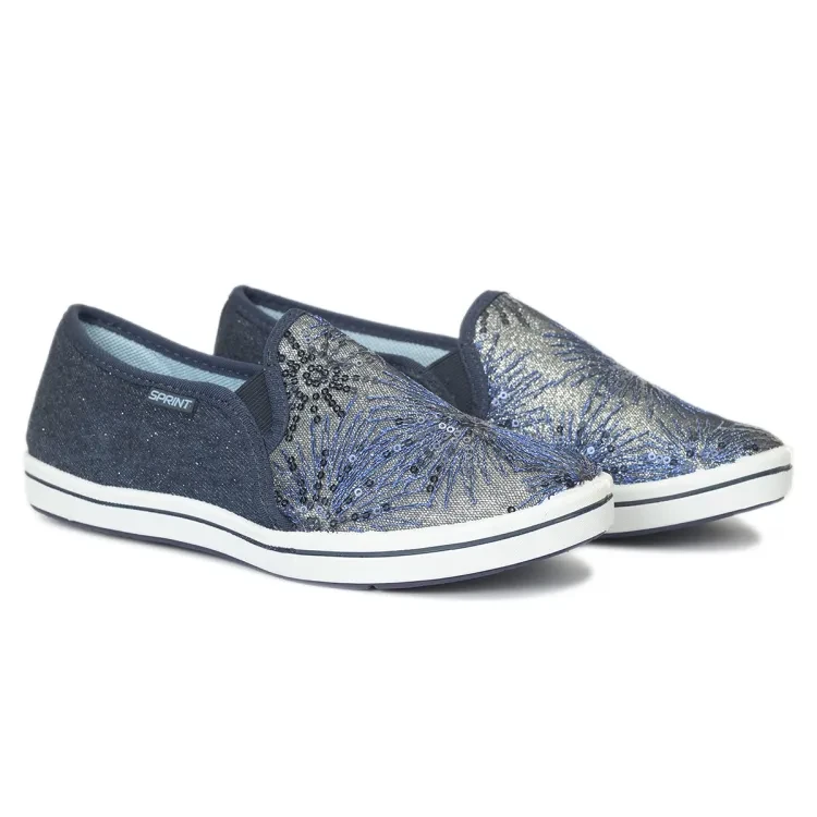 Sprint Navy Fabric Canvas for Women