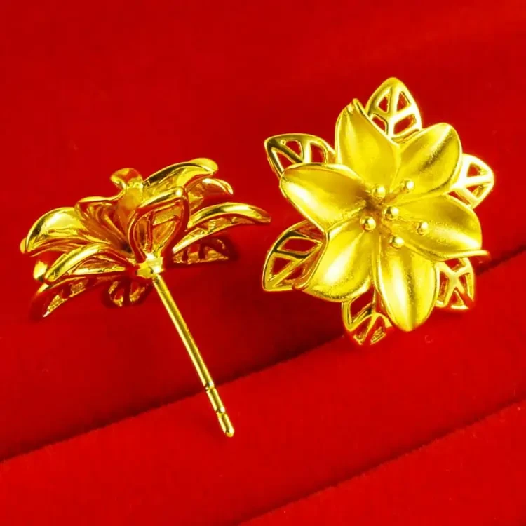 New Indian gold plated top earring for women