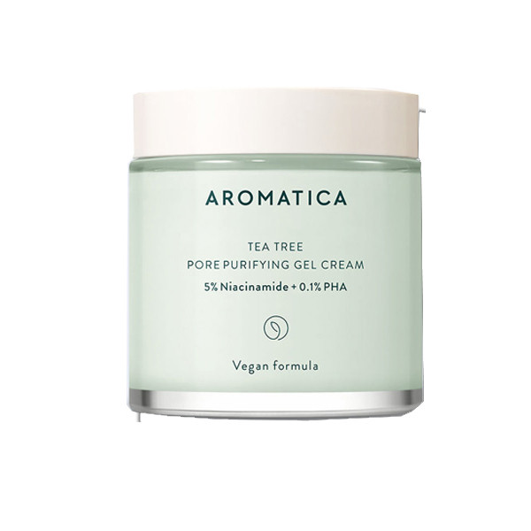 Aromatica Tea Tree Pore Purifying Gel Cream 5% Niacinamide + 0.1% PHA 100ml