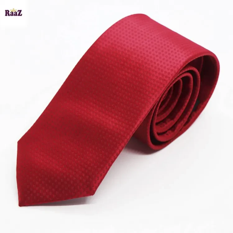 Red Men Premium Cotton Silk Neck Tie