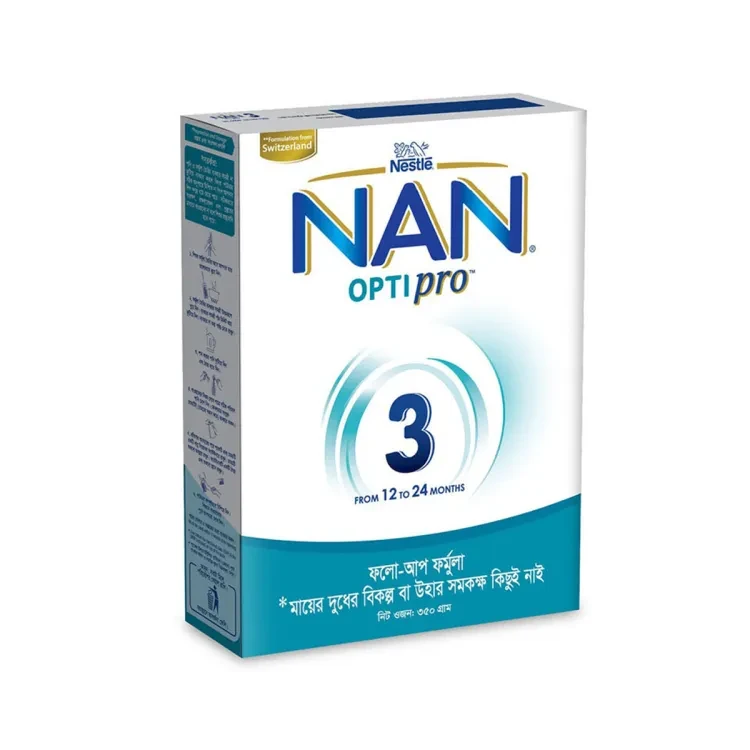 NAN OPTIPRO 3 Follow up Formula Baby Milk Powder (1-2 Years) 350g BiB