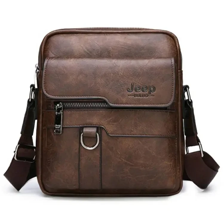 Zip Bag For Men Shoulder Crossbody Bag 97 Inch iPad Office Messenger Bag Business Handbag - Contains enduring appeal and value