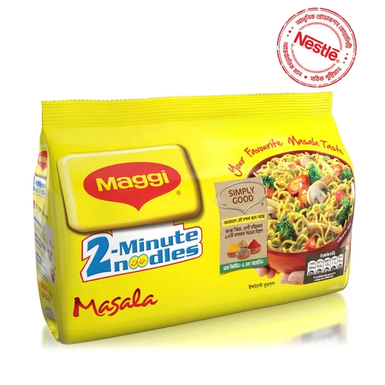 NESTLE MAGGI 2-Minute Masala Instant Noodles 8 Pack - 496g