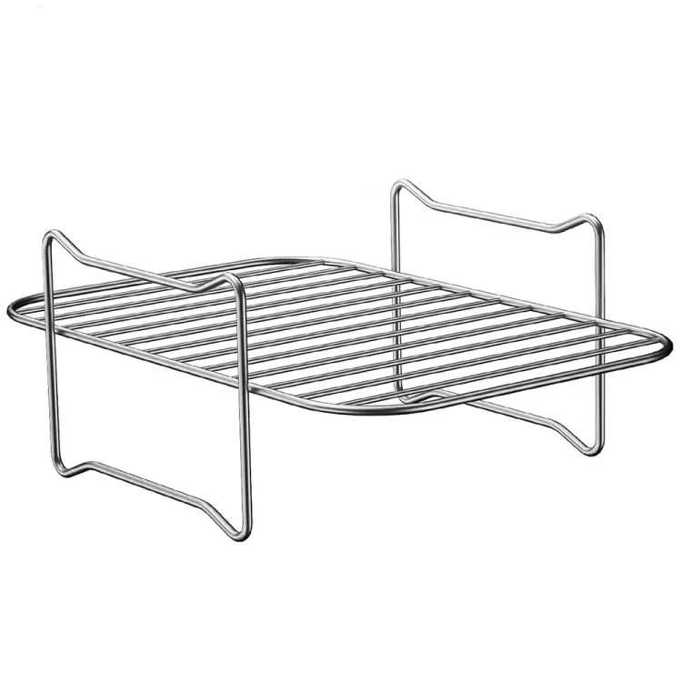 Air Fryer Stainless Steel Grilling Rack Kitchen Accessory Airfryer Tool Baking Tray Roasting Cooking Rack Air Fryers Accessories