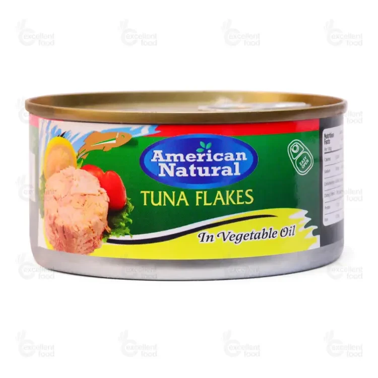 American Natural Tuna Flakes-185 gm
