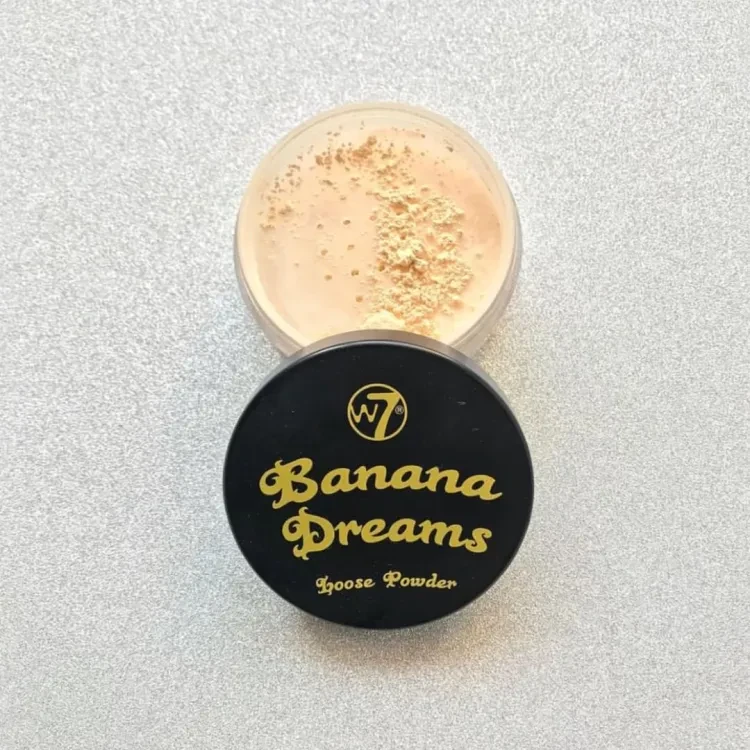W7 Banana Dreams Loose Powder - 20gm | Brightening, Setting, and Mattifying Powder
